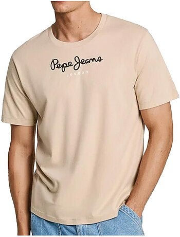 T-shirt Pepe Jeans Eggo AQW Laranja para Homem