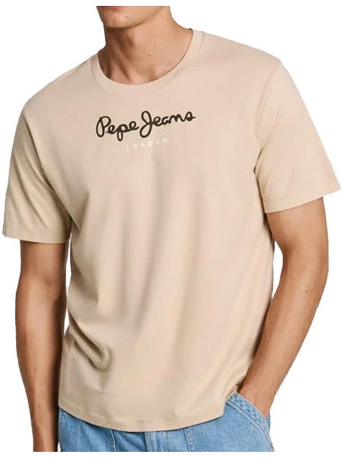 T-shirt Bege para Homem Pepe Jeans Eggo PM508208 - Kiabi