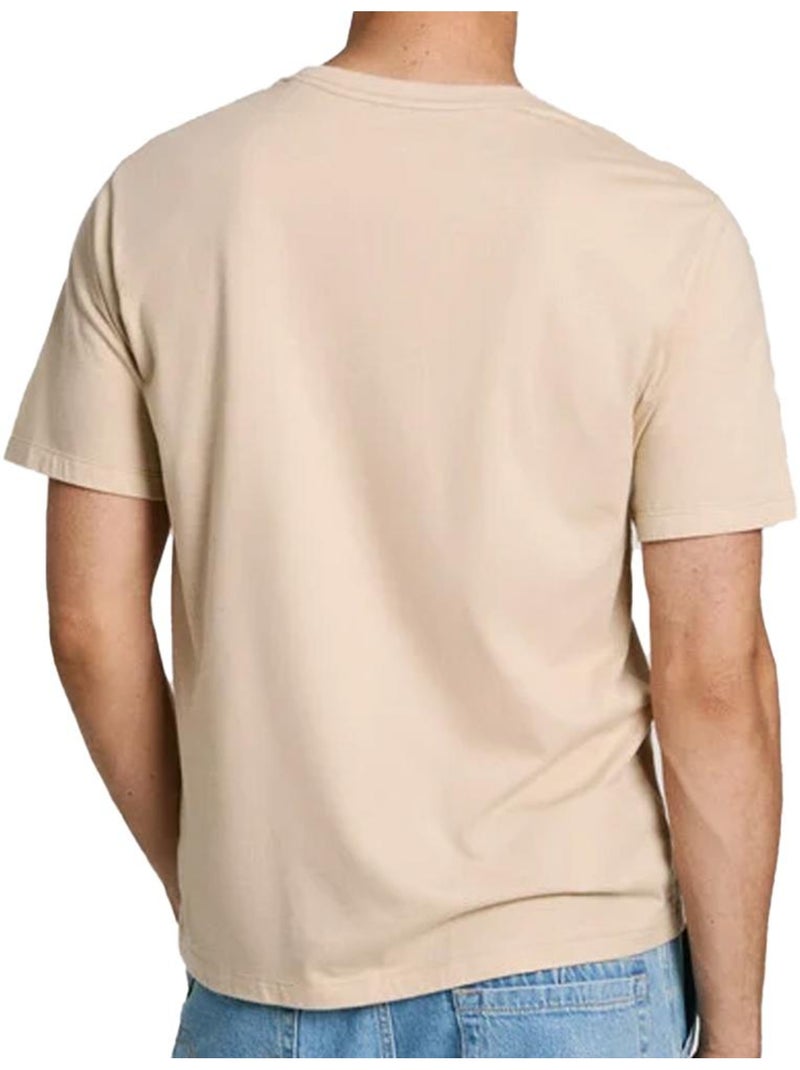 T-shirt Bege para Homem Pepe Jeans Eggo PM508208 Bege - Kiabi