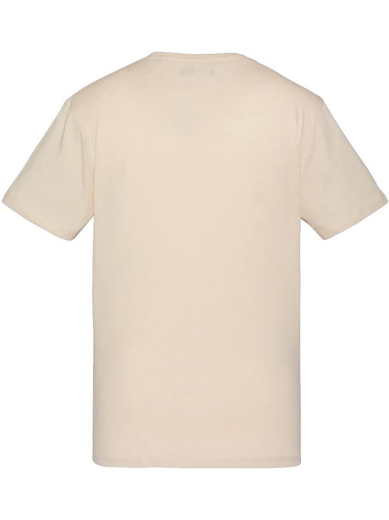 T-shirt Bege para Homem Schott EMB Bege - Kiabi