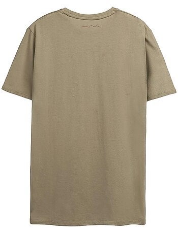 T-shirt bege para homem teddy smith jim