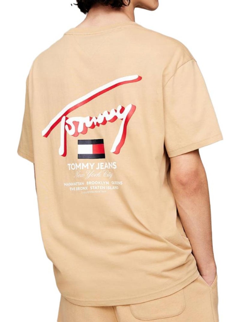 T-shirt Bege para Homem Tommy Hilfiger DM0DM18574 Bege - Kiabi