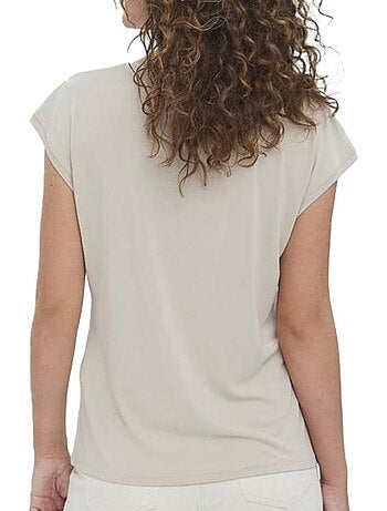 T-shirt Bege para Mulher Vero Moda 10247666