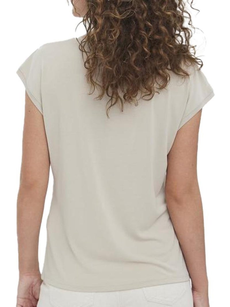 T-shirt Bege para Mulher Vero Moda 10247666 Bege - Kiabi