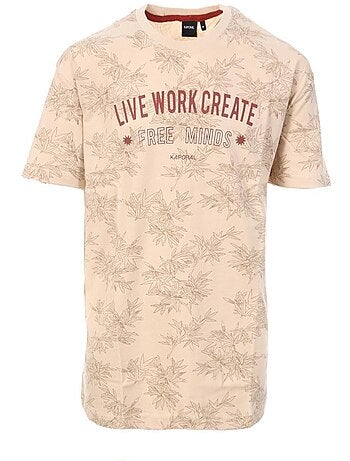 T-Shirt Bege para Rapaz Kaporal OBELIH
