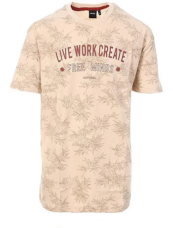 T-Shirt Bege para Rapaz Kaporal OBELIH