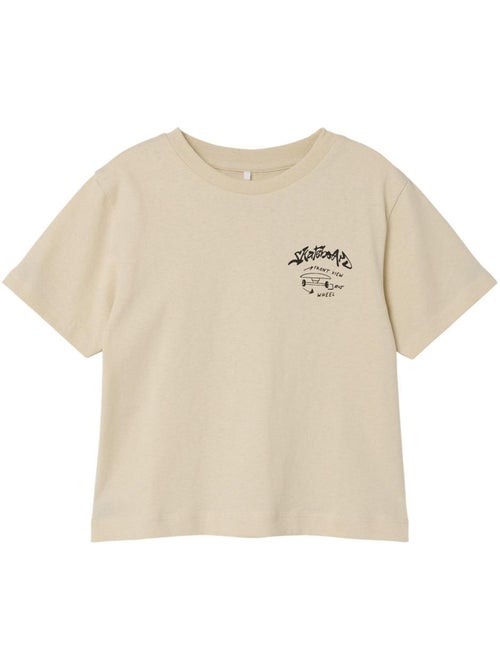 T-shirt Bege para Rapaz Name It Mlasso - Kiabi T-shirt Bege para Rapaz Name It Mlasso - Kiabi