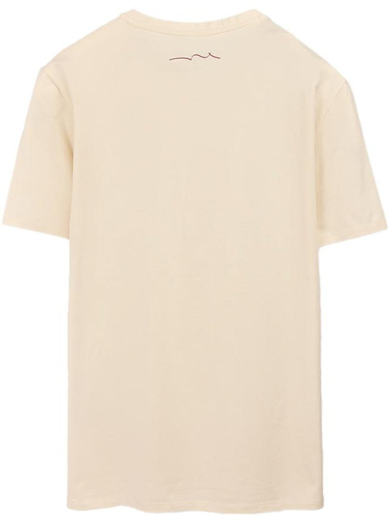 T-Shirt Bege para Rapaz Teddy Smith Company Bege - Kiabi