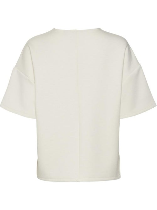 T-shirt Bege Vero Moda Sallie para Mulher - Kiabi T-shirt Bege Vero Moda Sallie para Mulher - Kiabi
