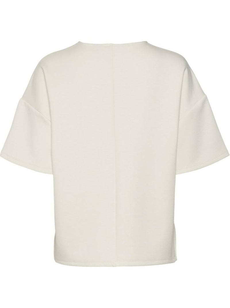 T-shirt Bege Vero Moda Sallie para Mulher Bege - Kiabi