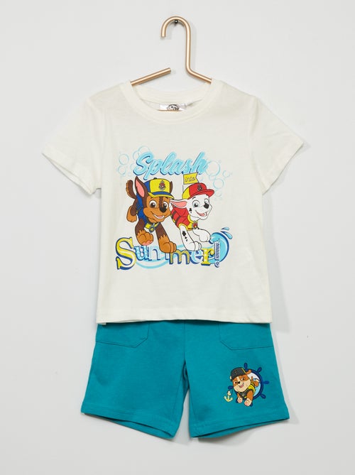 T-shirt + bermudas 'Patrulha Pata'  - 2 peças - Kiabi