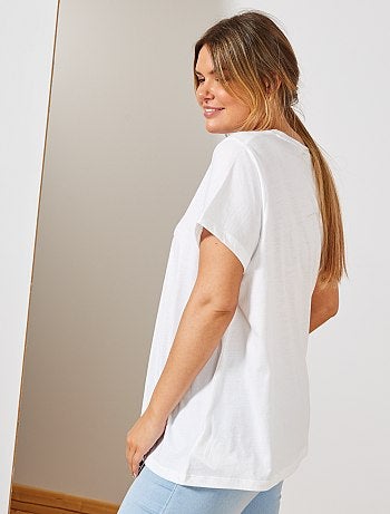 Mulher tamanhos grandes - T-shirt 'Blondie' - Kiabi