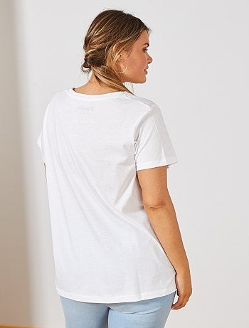 Mulher tamanhos grandes - T-shirt 'Blondie' - Kiabi
