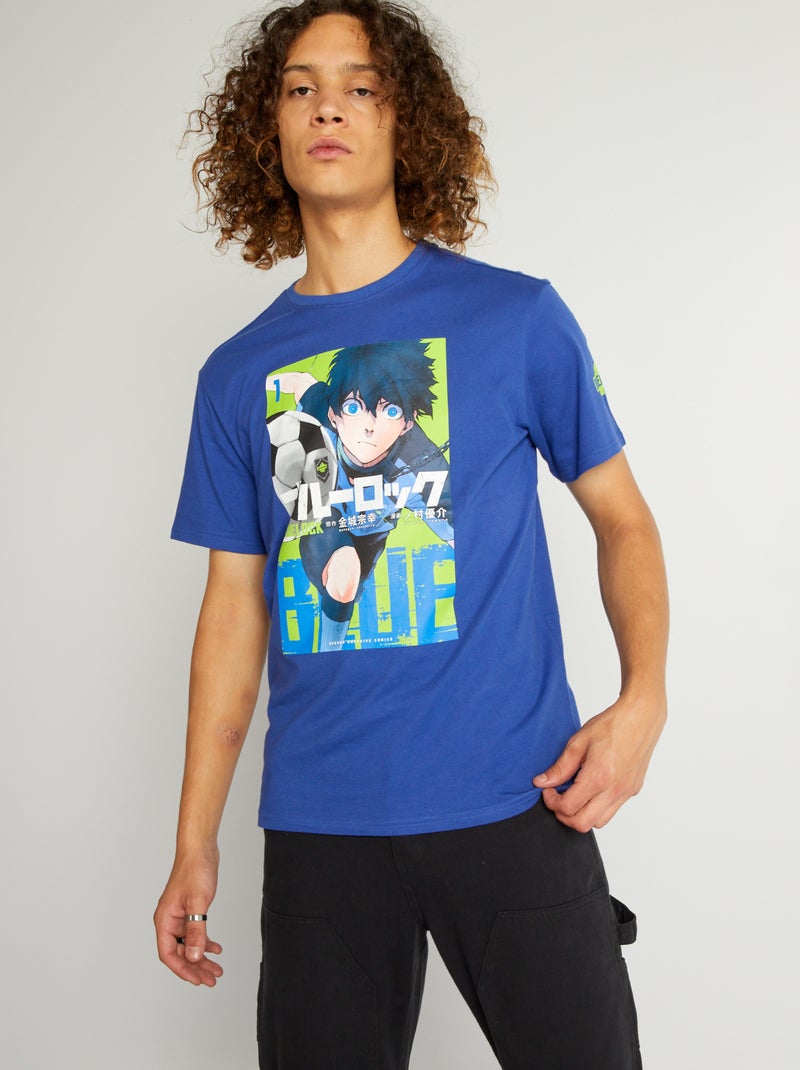 T-shirt 'Blue Lock' 'Volume 1' AZUL - Kiabi