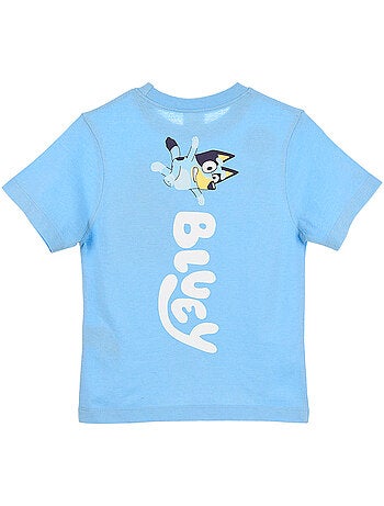 T-shirt bluey azul menino | licença oficial