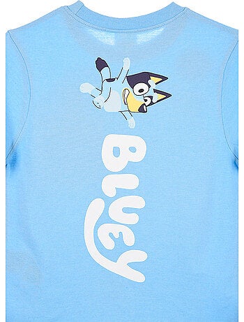 T-shirt bluey azul menino | licença oficial