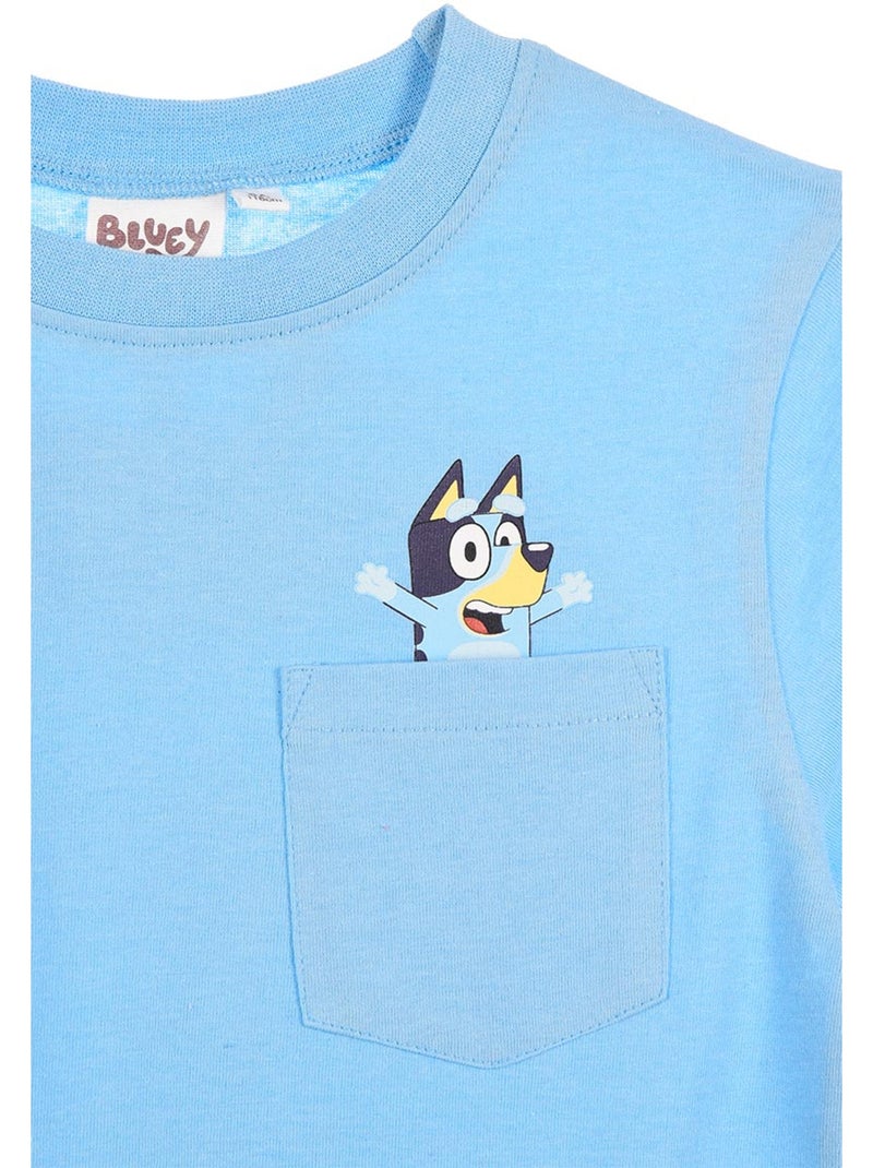 T-shirt bluey azul menino | licença oficial Azul - Kiabi