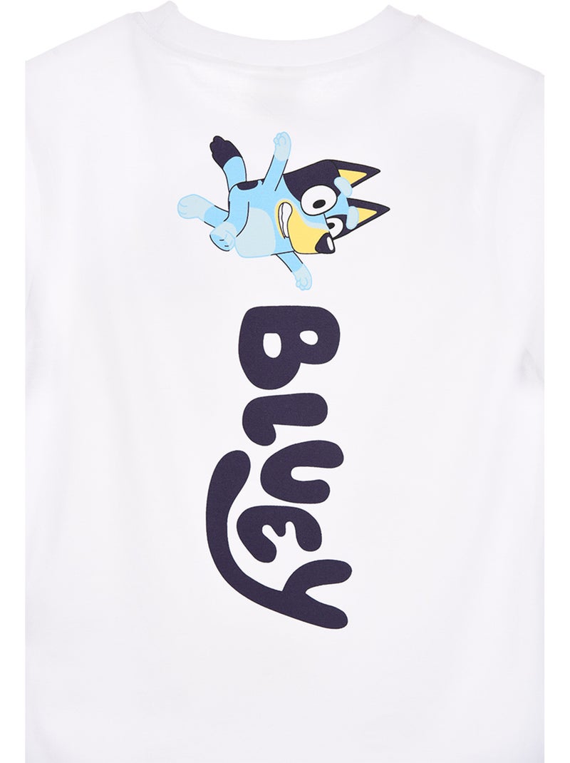 T-shirt bluey branco menino | licença oficial Branco - Kiabi