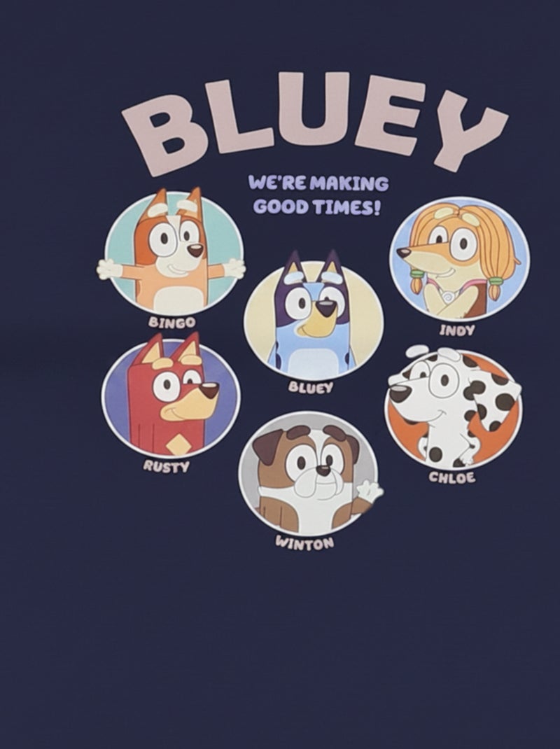 T-shirt 'Bluey' de manga comprida Azul - Kiabi