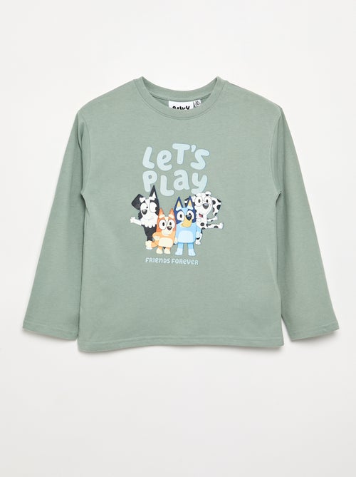 T-shirt 'Bluey' de manga comprida - Kiabi T-shirt 'Bluey' de manga comprida - Kiabi