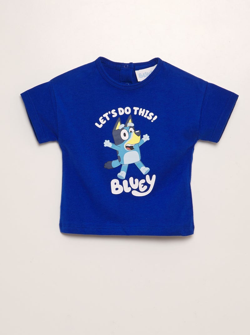 T-shirt 'Bluey' de manga curta AZUL - Kiabi