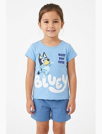 T-shirt bluey menina | licença oficial