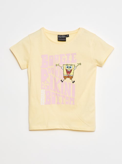 T-shirt 'Bob Esponja' de manga curta - Kiabi