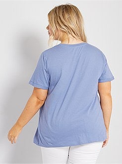 T-shirt bordada - Kiabi