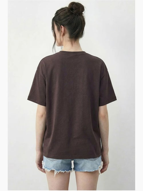 T-shirt bordada de gola redonda lucci - Kiabi T-shirt bordada de gola redonda lucci - Kiabi