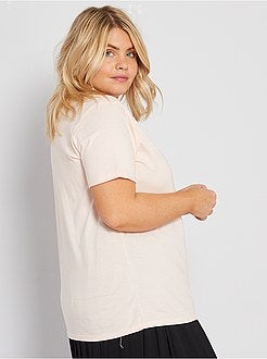 T-shirt bordada - Kiabi