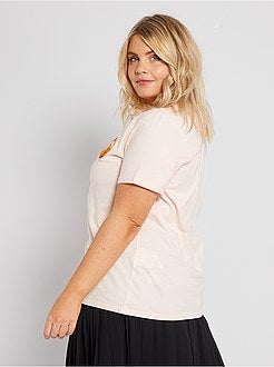 T-shirt bordada - Kiabi