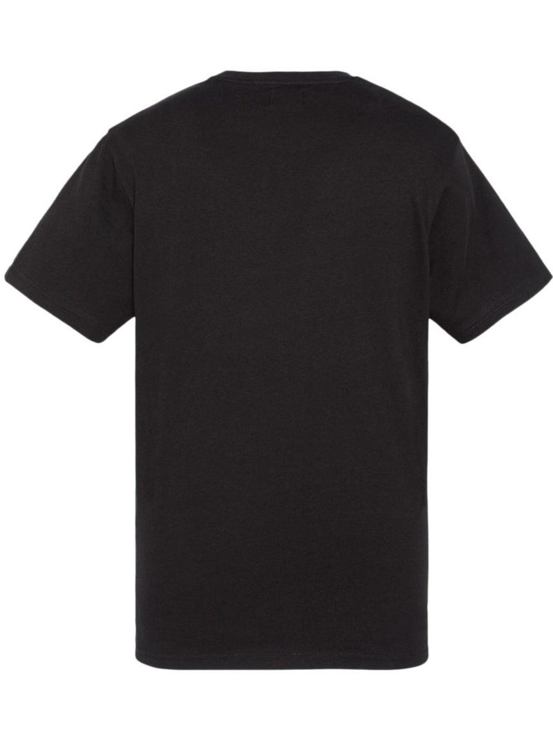 T-shirt Bordado Preto para Homem Schott NYC Preto - Kiabi