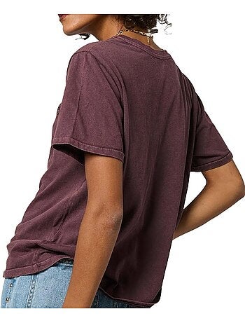 T-shirt Bordeaux Kaporal SARMY para Mulher