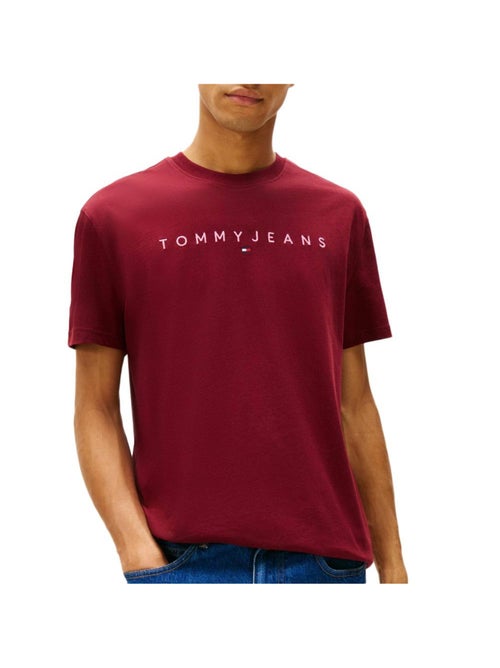 T-Shirt Bordeaux Regular Fit Homem Tommy Hilfiger - Kiabi