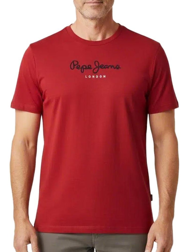 T-Shirt Bordô Masculina Pepe Jeans Eggo Bordô - Kiabi