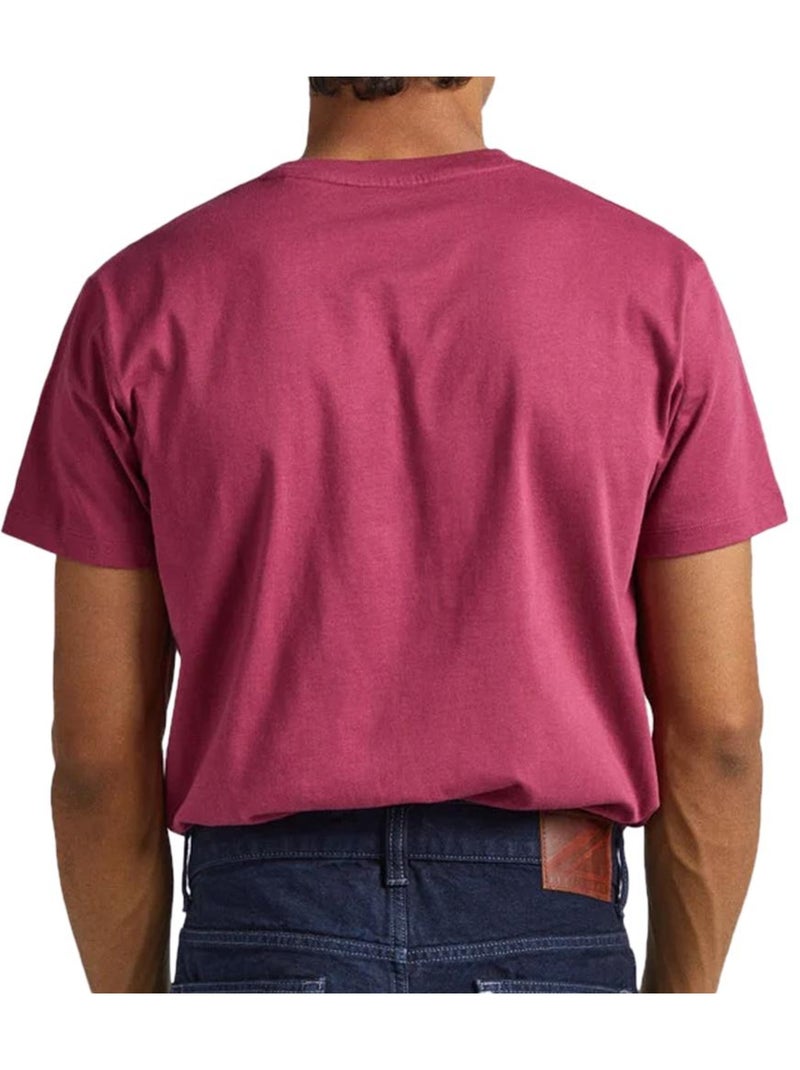 T-shirt Bordô Masculina Pepe Jeans Melbourne Vermelho - Kiabi