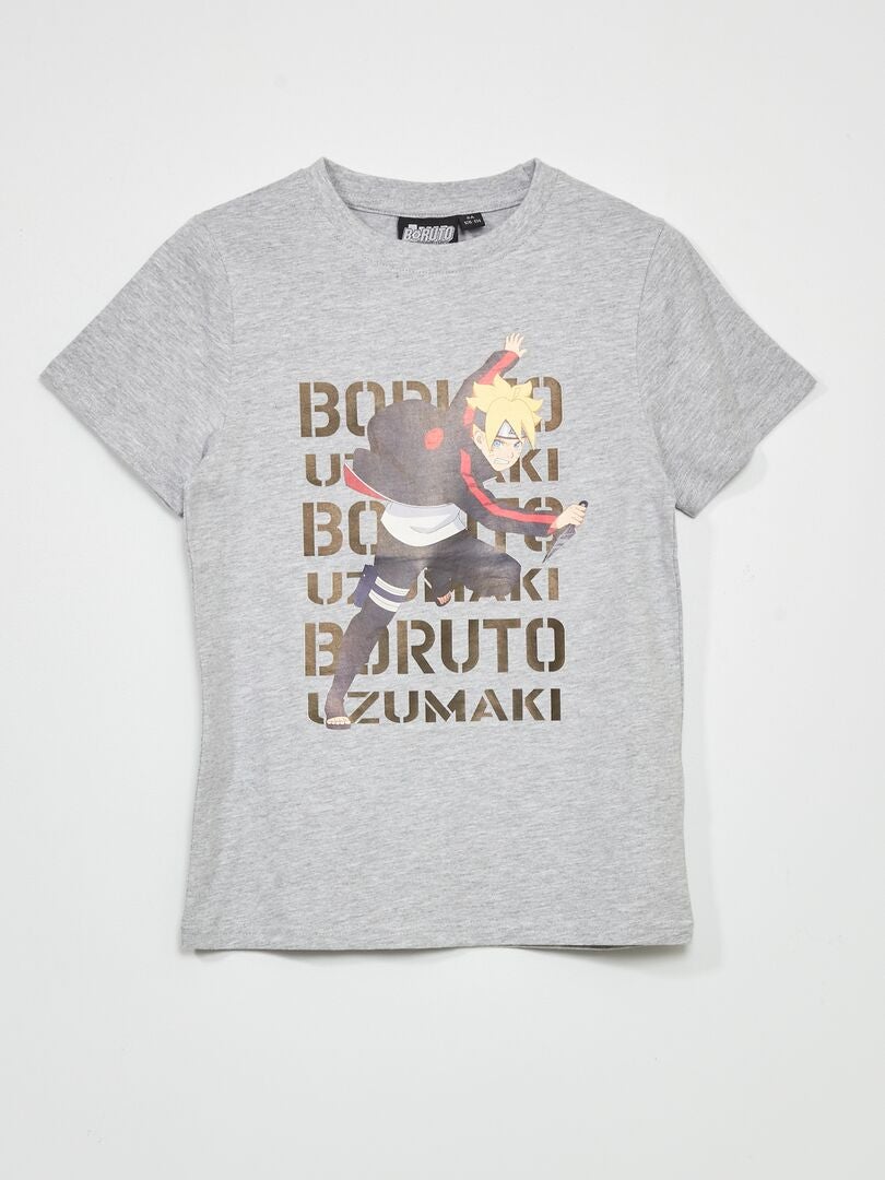 T-shirt 'Boruto' Cinza - Kiabi