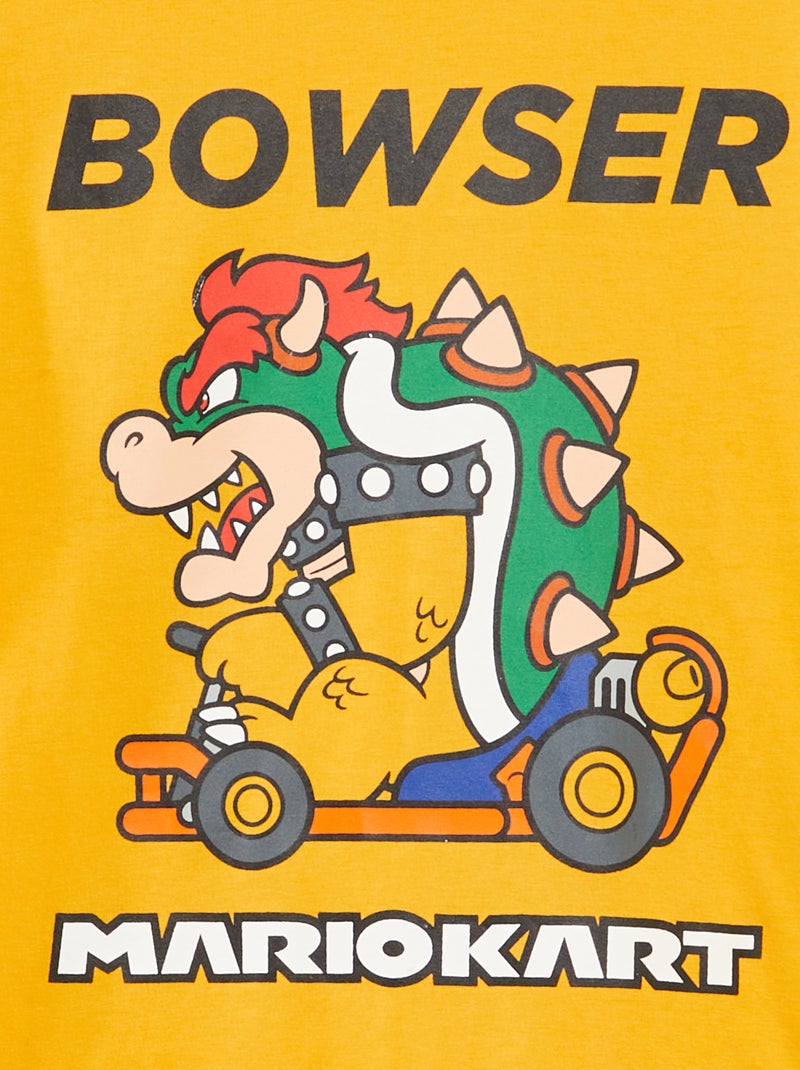 T-shirt 'Bowser' 'Mario' 'Super Nintendo' AMARELO - Kiabi
