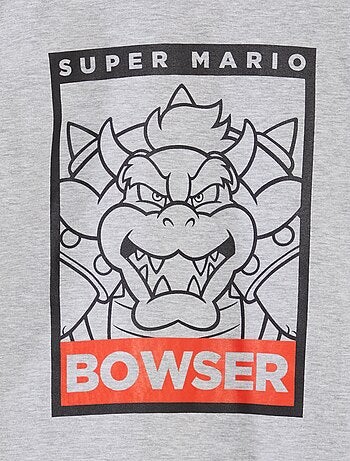 T-shirt 'Bowser' 'Mario' 'Super Nintendo'
