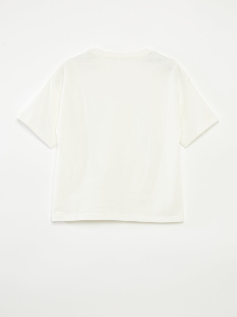 T-shirt 'Branca de Neve' 'Disney' - coleção fácil de vestir BRANCO - Kiabi