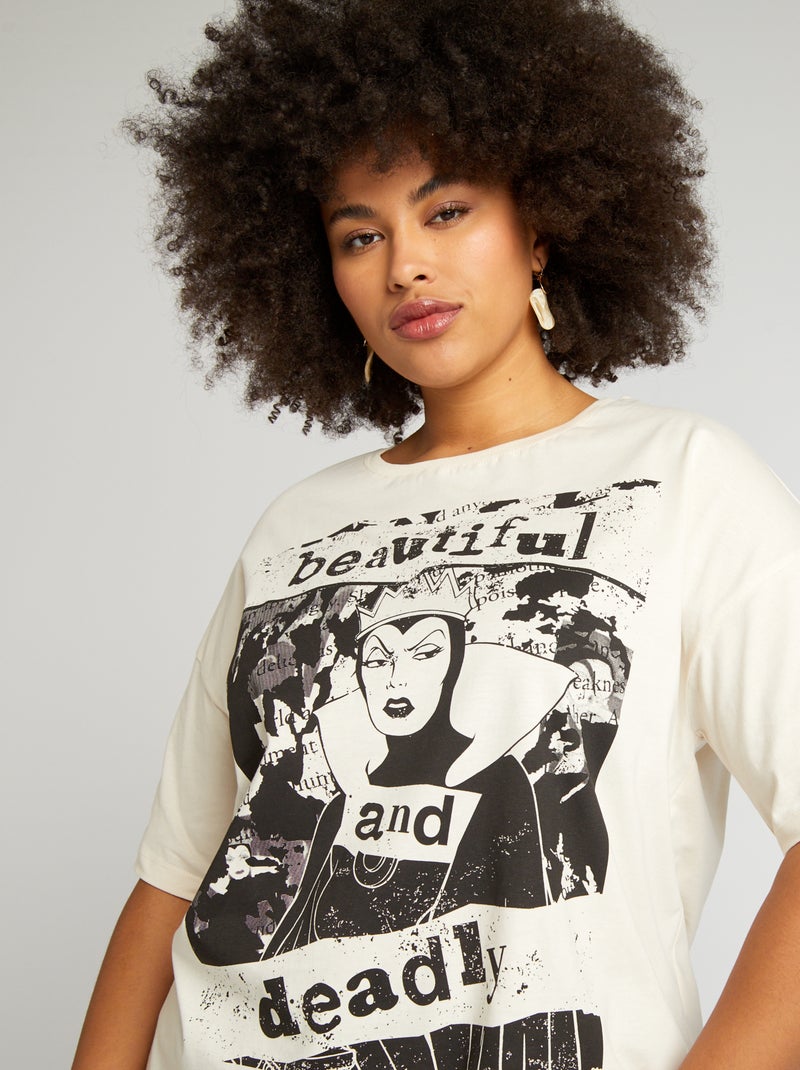T-shirt 'Branca de Neve' 'Disney' BEGE - Kiabi