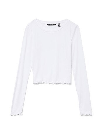 T-shirt Branca Feminina Vero Moda Sofia