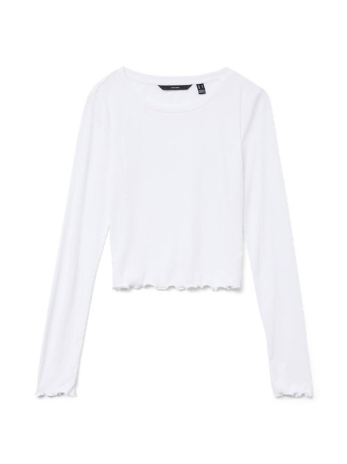T-shirt Branca Feminina Vero Moda Sofia - Kiabi