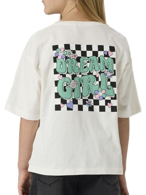 T-Shirt Branca Menina Name it Tara - Kiabi