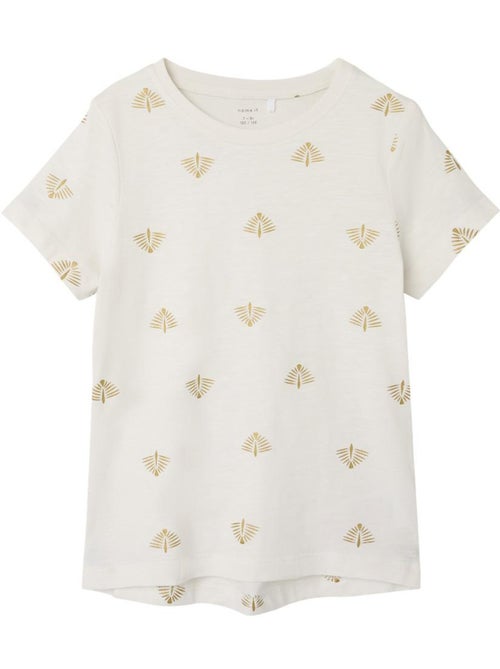 T-shirt Branca Name It Nellen para Menina - Kiabi T-shirt Branca Name It Nellen para Menina - Kiabi