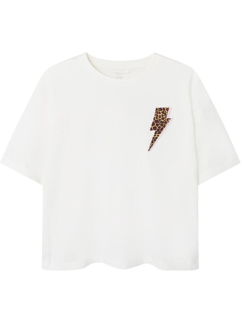 T-shirt Branca para Menina Name it Tarima - Kiabi