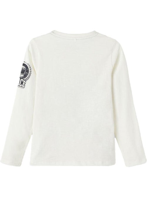 T-Shirt Branca para Menino Name it Nobbe - Kiabi T-Shirt Branca para Menino Name it Nobbe - Kiabi