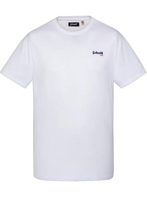 T-shirt Branca para Rapaz Schott Rode - Kiabi T-shirt Branca para Rapaz Schott Rode - Kiabi