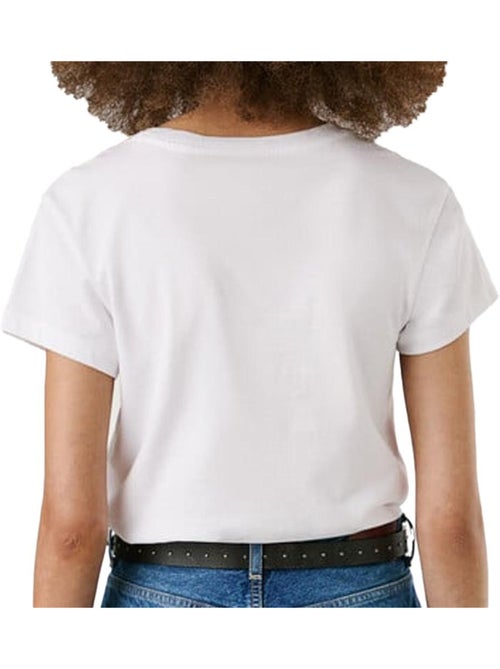 T-shirt Branca Pepe Jeans Ava para Mulher - Kiabi T-shirt Branca Pepe Jeans Ava para Mulher - Kiabi