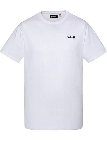T-shirt Verde Claro para Homem Schott TSCREW
